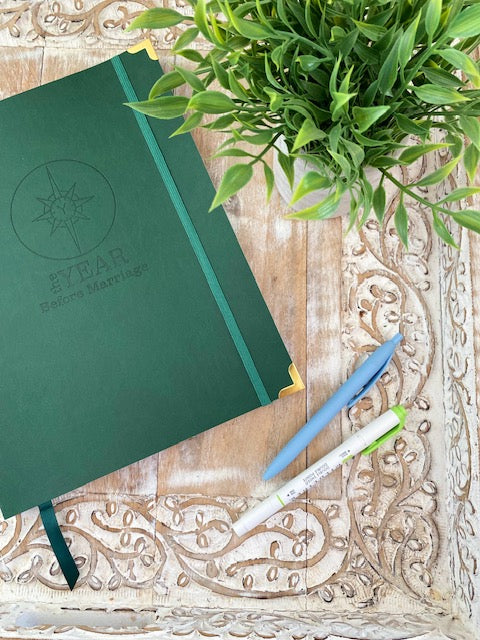 THE YEAR BEFORE MARRIAGE- Undated Premarital Planner   Garden Green