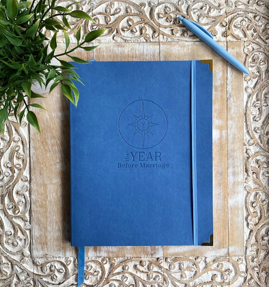 THE YEAR BEFORE MARRIAGE- Undated Premarital Planner   Baltic Blue